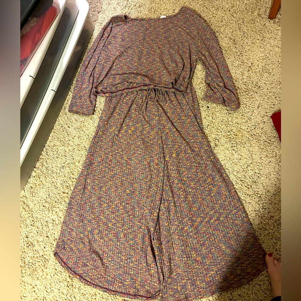 Two Piece Anthropologie Set (Daily Practice), Size L